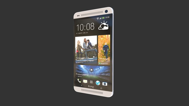 HTC One 3D Model