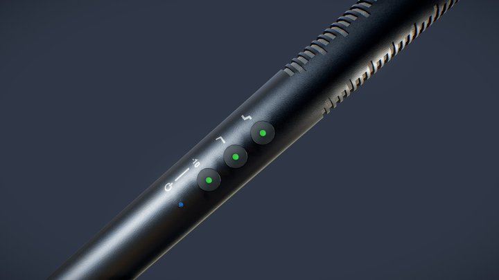 Rode NTG4+ 3D Model