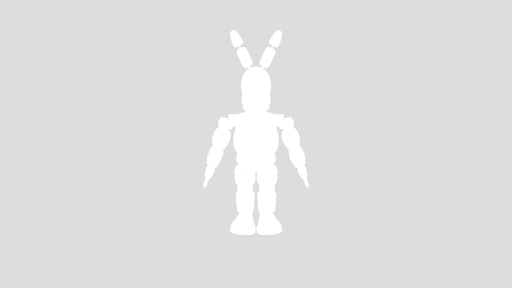 Rabbit Robot Springlock Ik Rigged