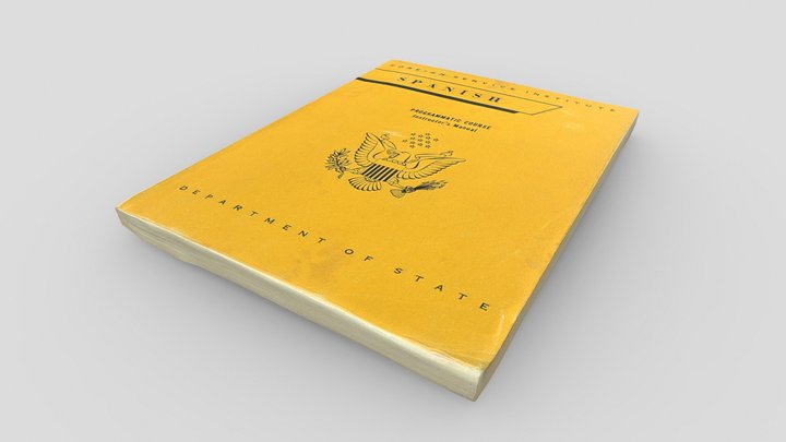 Book - Spanish Instructor's Manual 3D Model