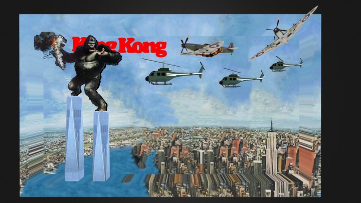 King Kong Cadre 3D 3D Model