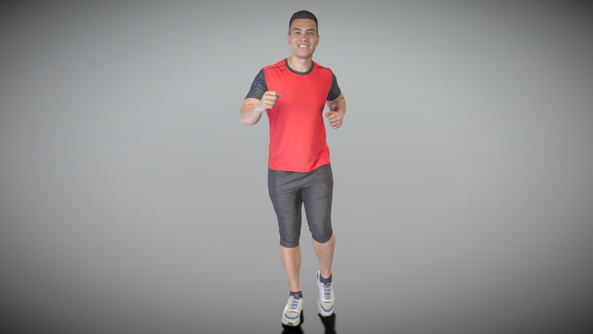 Young sportsman jogging 195 - Buy Royalty Free 3D model by deep3dstudio ...