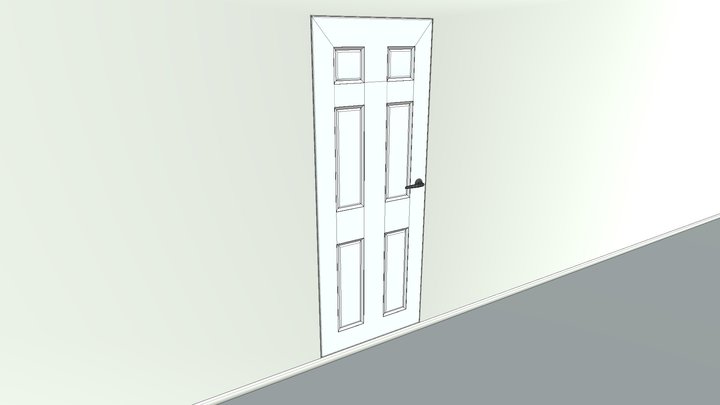 [Blender] Saturday Modeling Club 2021-04-10 Door 3D Model