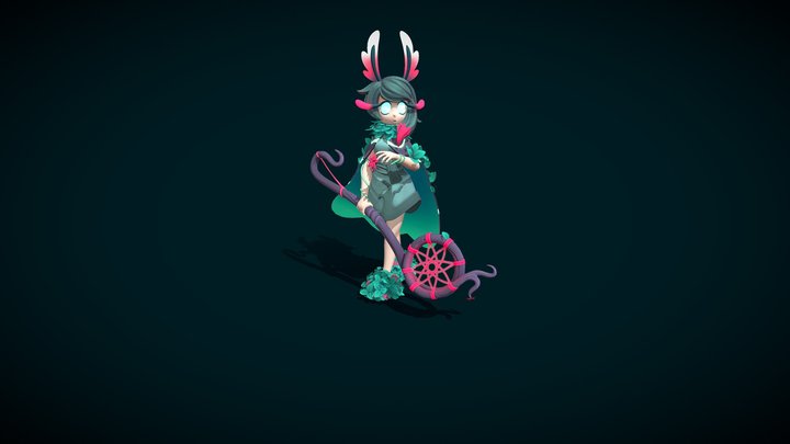 Guardian of the Forest - Mothika 3D Model