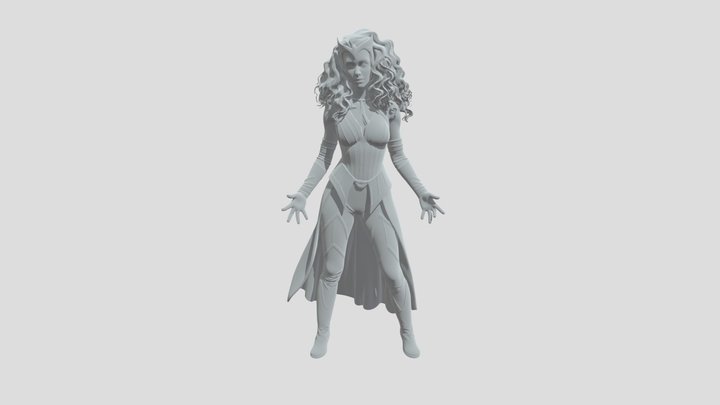 bruja escarlata 3D Model