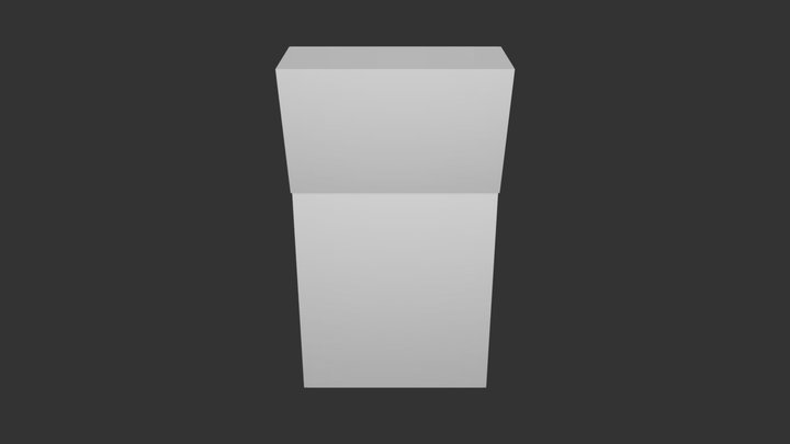 Cigarette Carton 3D Model