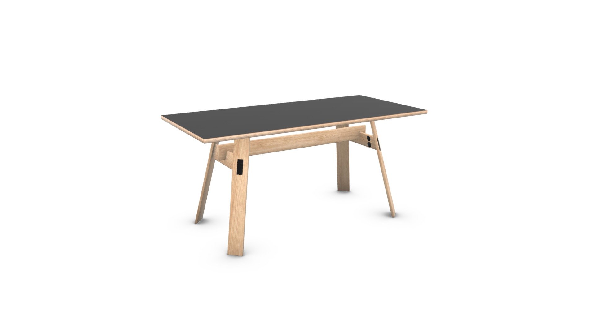 Compound Desk, Ash and Grey