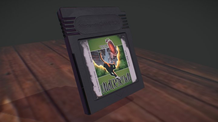 GameCartridge 3D Model