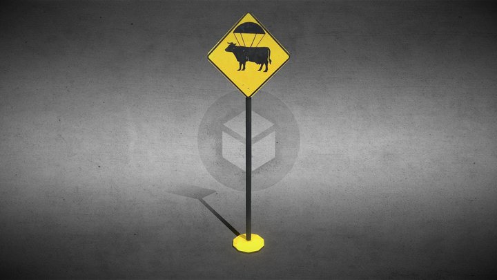 Road signboard – Modelo 3D gratuito STL