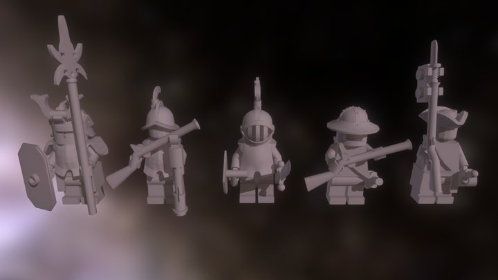 LEGO Minifigures 3D Model