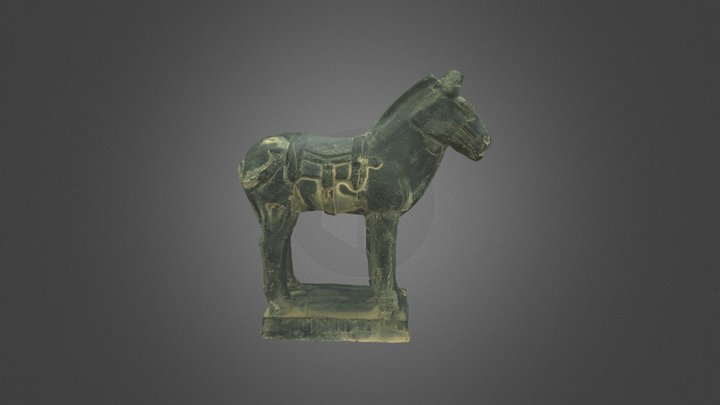 Terracota Horse Miniature 3D Model