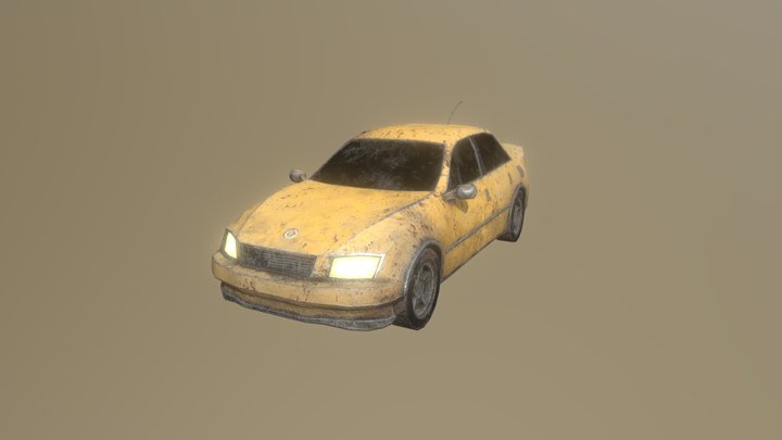 Lexus IS-300 Car Model 3D Model