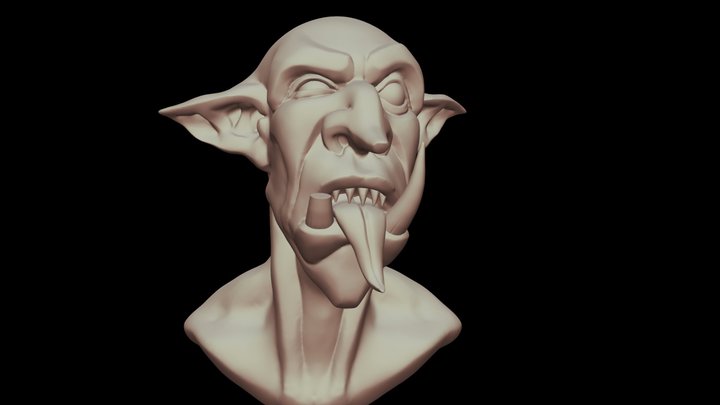 Stylized Goblin 3D Model