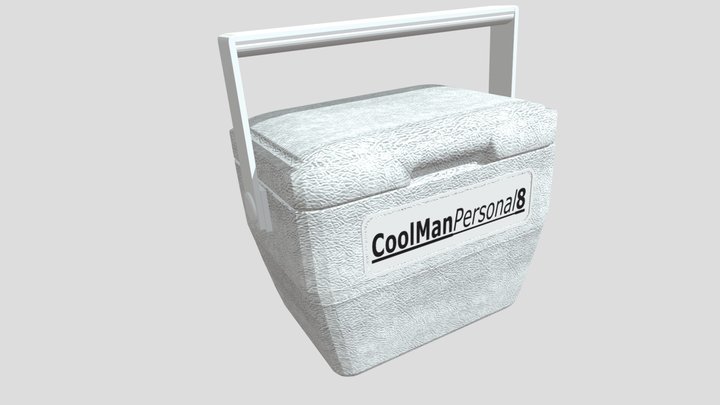 Personal Cooler 3D Asset (Photorealistic)