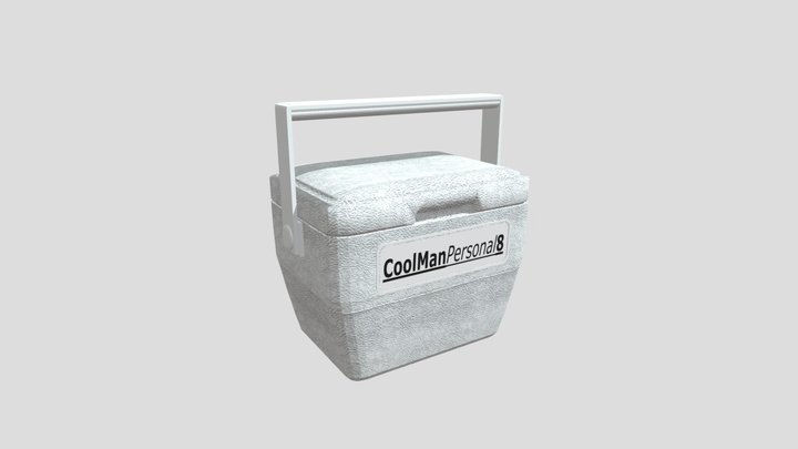 Personal Cooler 3D Asset (Photorealistic) 3D Model