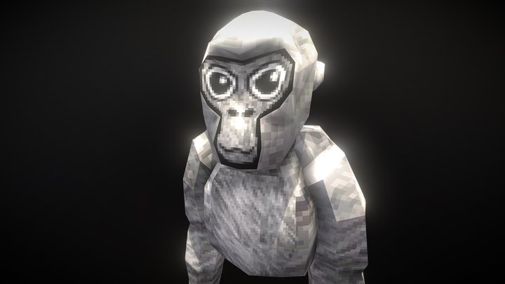 Gorilla Tag Ik Rig 3D Model