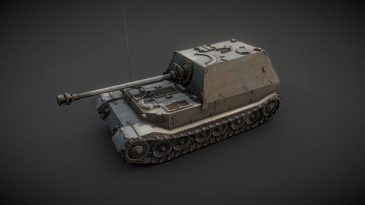 Panzerjäger Tiger(P) (Sd.Kfz. 184) Elefant 3D Model