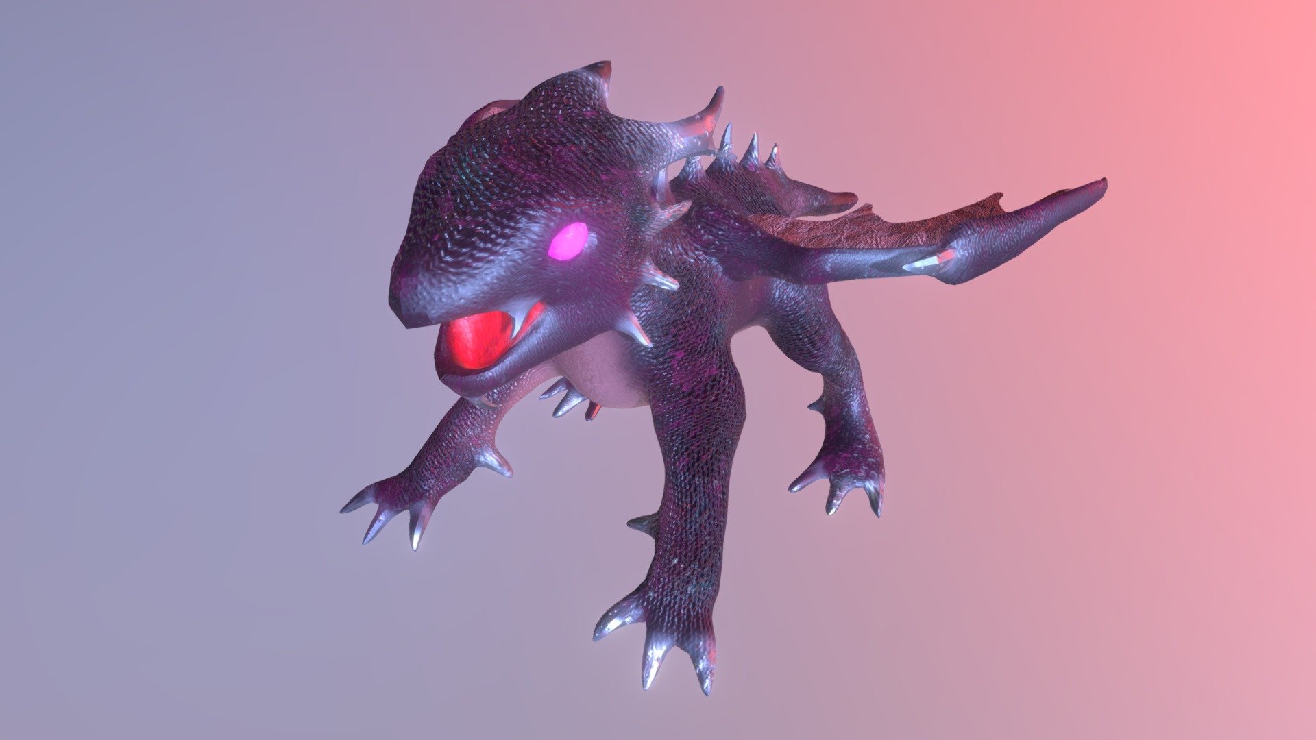 dark dragon baby - 3D model by dgx23200 [aa84c5f] - Sketchfab