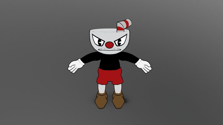 Cuphead 3D Model