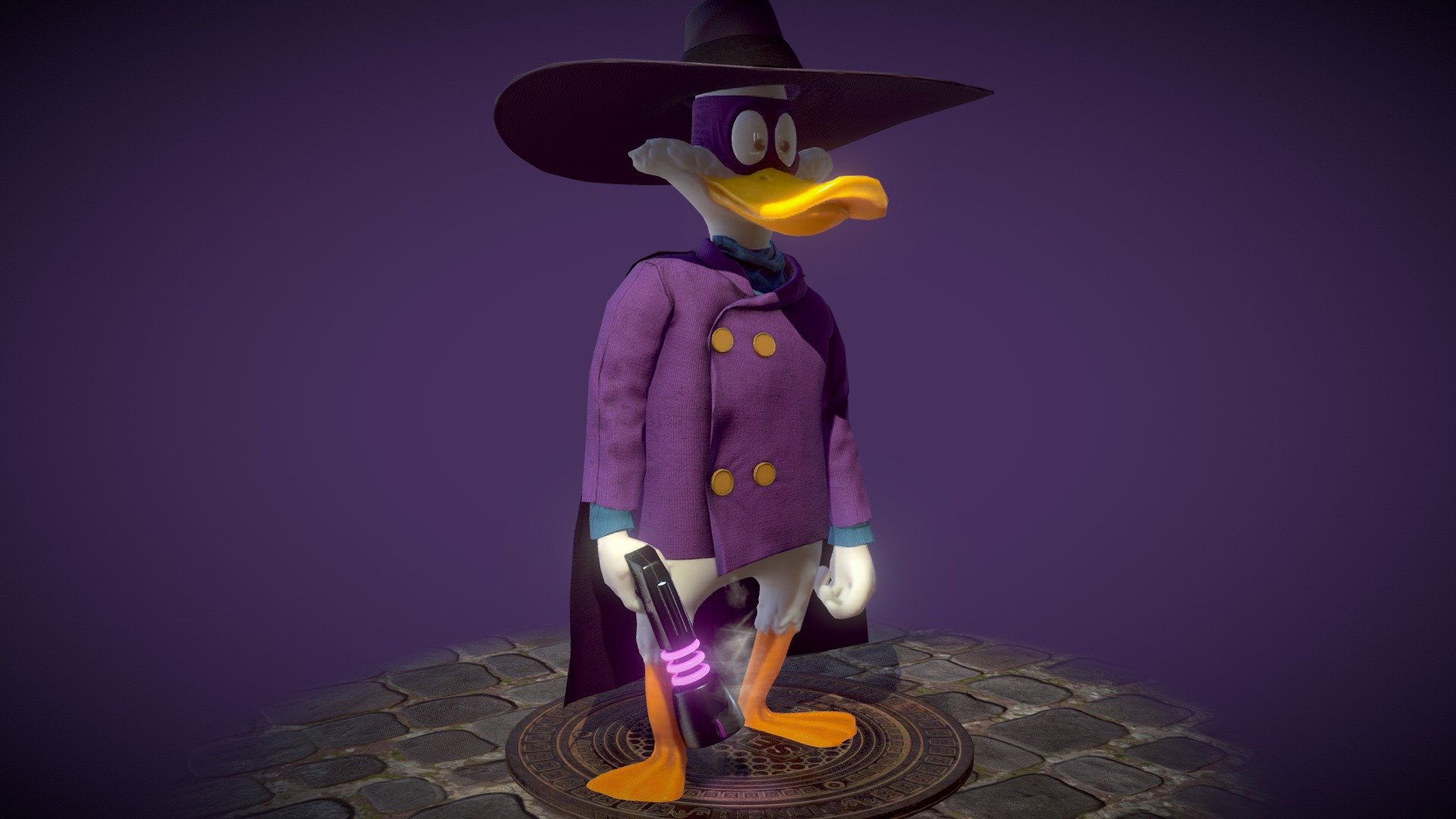 ArtStation - Darkwing duck