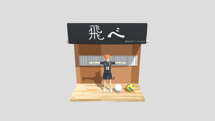 Mini Project Assignment (Hinata Shoyo) 3D Model