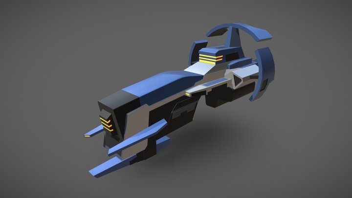 [XYZSchool] HW_Detailing_Spaceship 3D Model