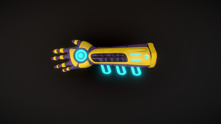 Sci-fi Glove 3D Model