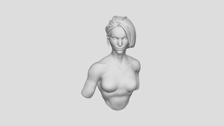 Female Model WIP 3D Model