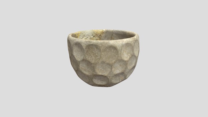 Historical glass bowl 3D Model