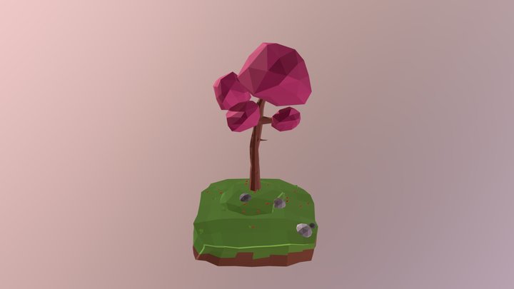 Lonely Tree 3D Model