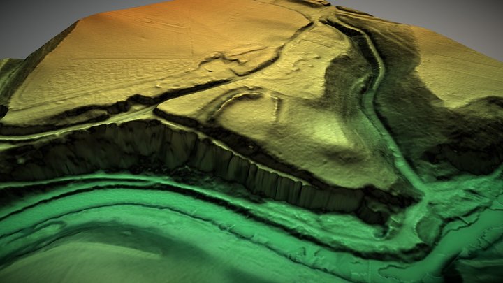 Downton Camp, Herefordshire (UK) – Free 3D Model STL