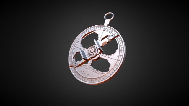 Nautical astrolabe II 3D Model