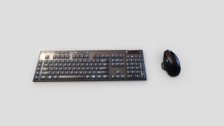 G-Mouse & Keyboard 3D Model