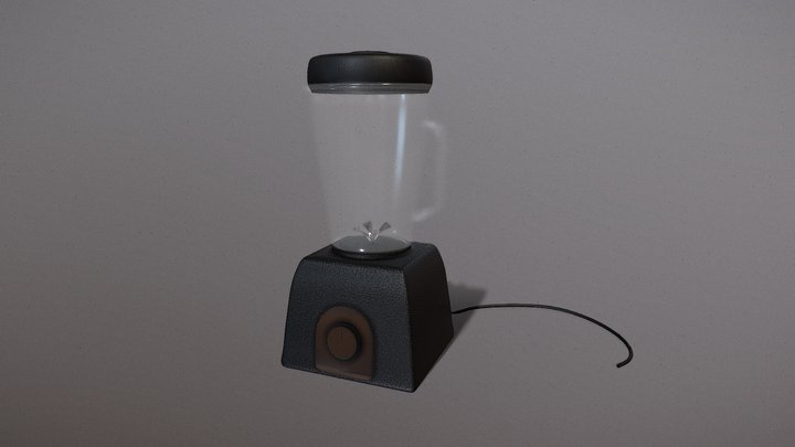 Lowpoly Kitchen Blender – Modello 3D gratuito STL