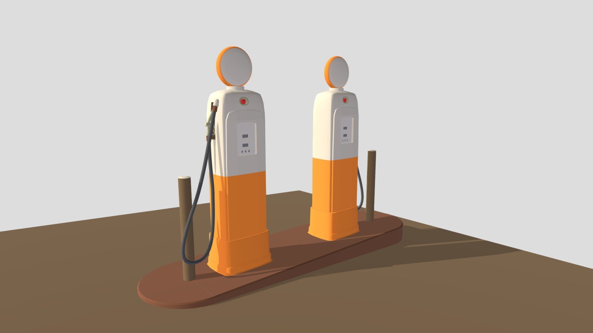 Gas pumps - 3D model by armadil2011 [aa8d435] - Sketchfab