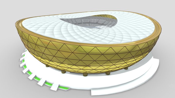 Lusail Stadium 3D 3D Model