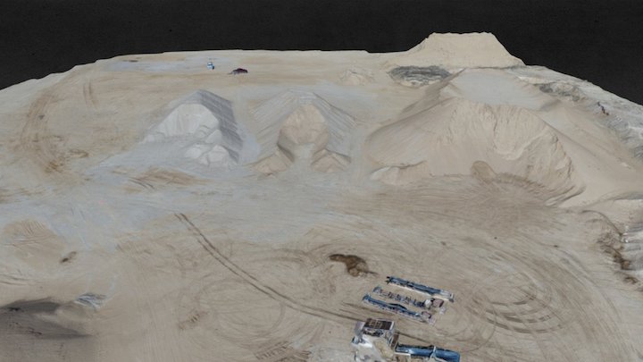 Estevan Gravel Pit 3D Mesh 3D Model