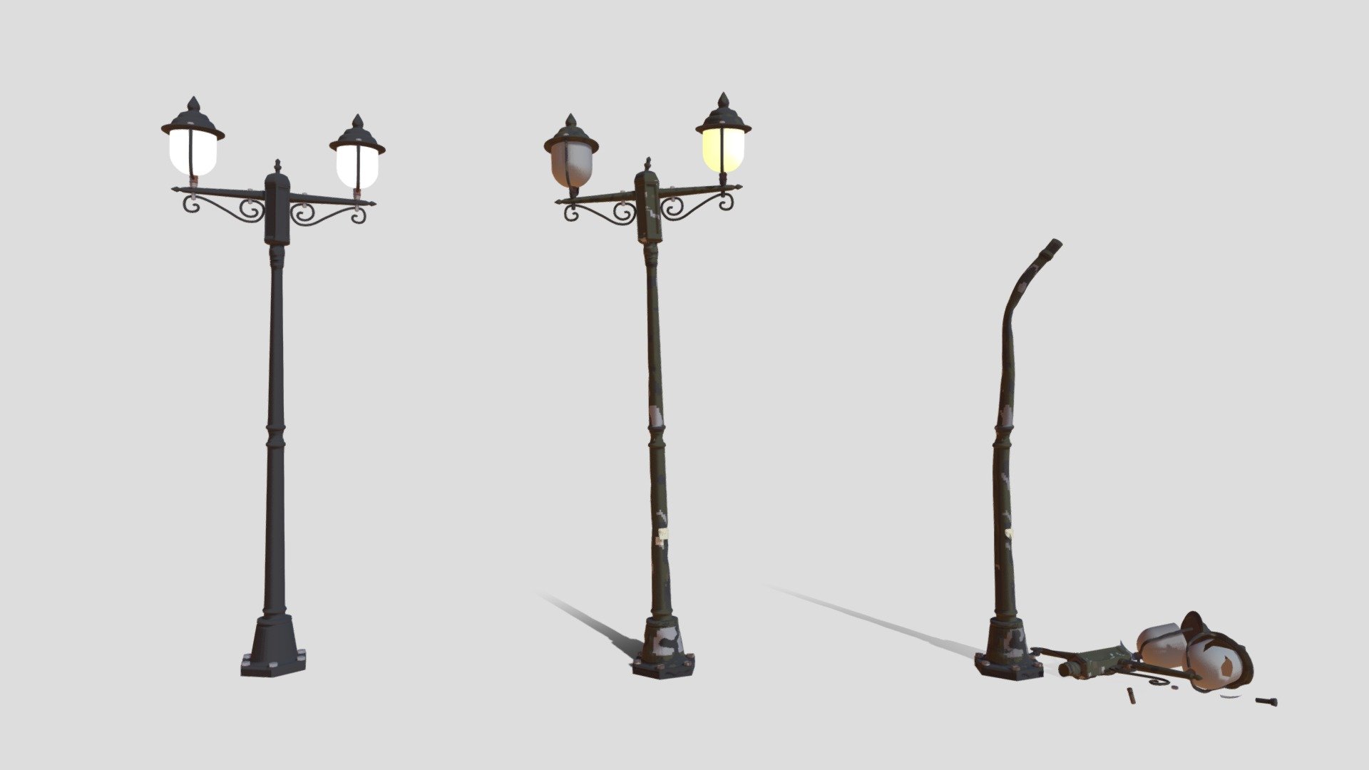 Lamp post Download Free 3D model by Sandokan (sandokan68) [aa913f0