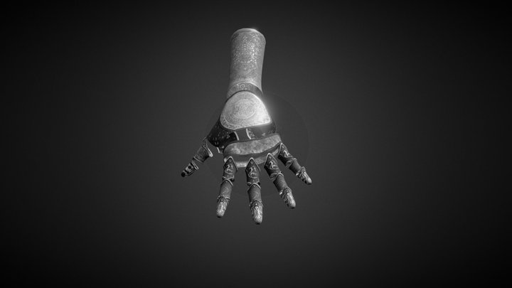 Lazy armor hand 3D Model