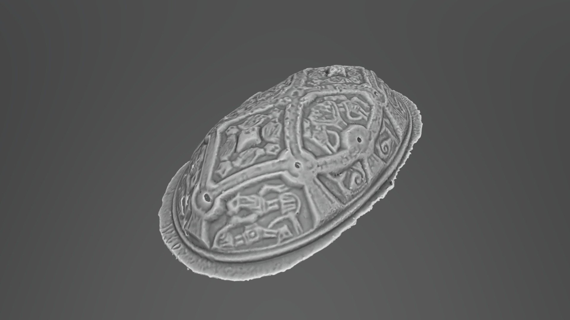 Viking Age Oval brooch - Pattern visualisation 2