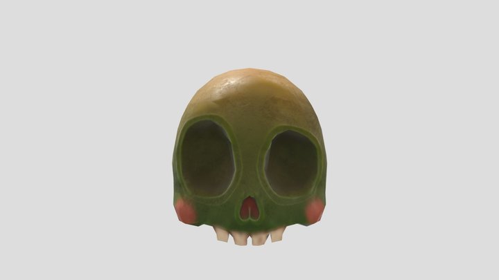 Cute Lady Skull - HEAJ 3D Model