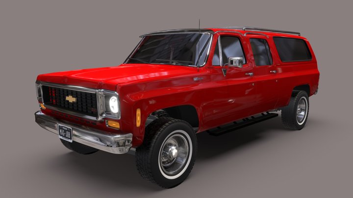 '79 Surburban - Subsurfurface Model 3D Model