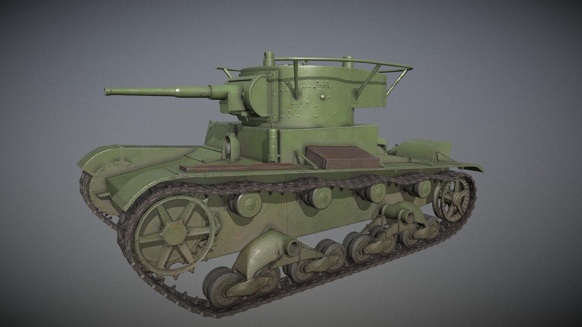 Ходовая танка т-26