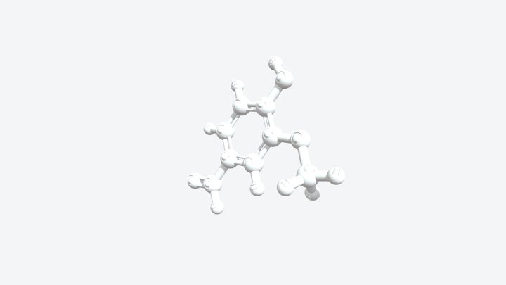 Vanillin 3D Molecular Model — CAS 121-33-5