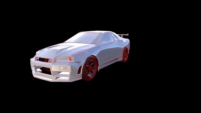 Nissan Skyline R35 10-5 3D Model