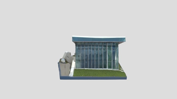 Futuristic Building Model 3D Model