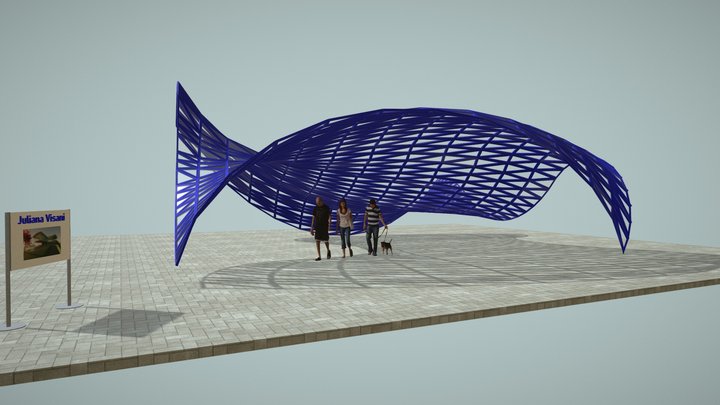 Pavilhao BLU 3D Model