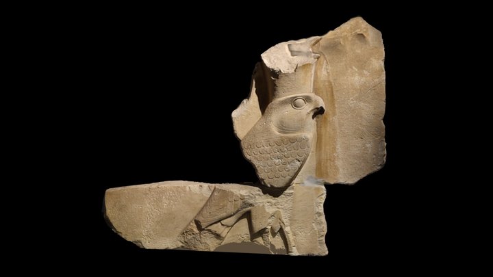 Wall reliefs of king Senwosret I 3D Model