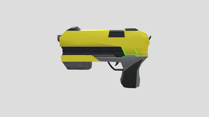 Energy Pistol 3D Model