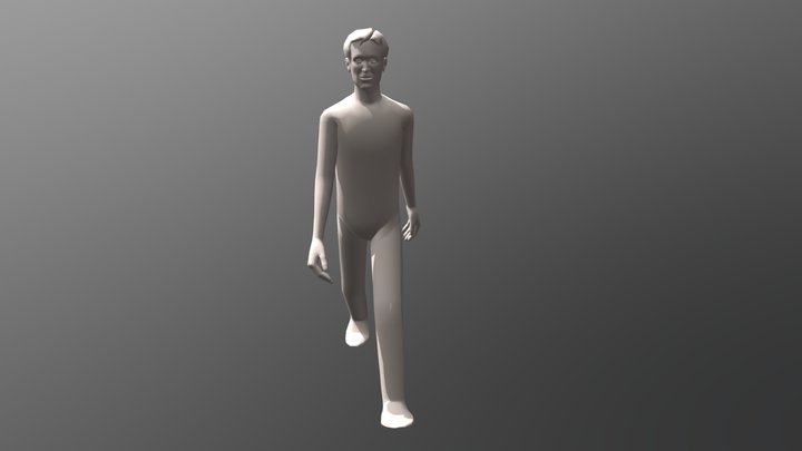 Walk Cycle Walk 3D Model